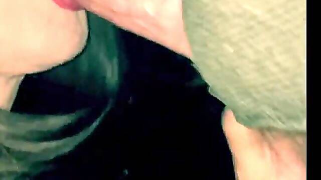 Sissy whore Desiree sucking BWC on a dark street