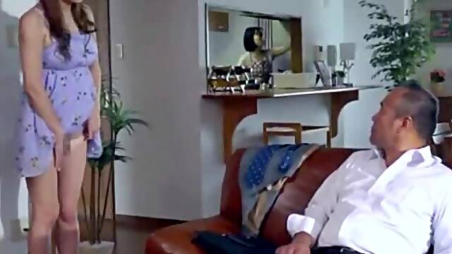 Blowjob from married man at his home