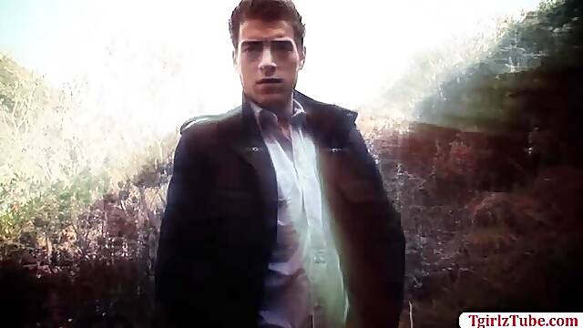 TS Lena Paul didnt expect to enjoys sucking and riding dudes cock