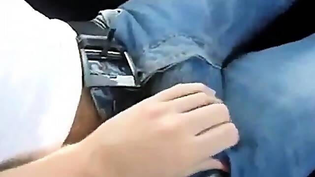 Bareback Car Fuck with a Big Cock Crossdresser