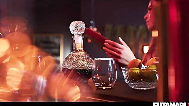 Flirtatious Shalina and Sirenas cumshot smut