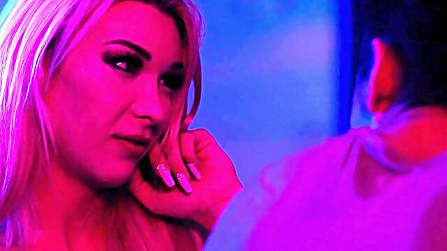 Busty TS Aubrey Kate brings home stranger in club