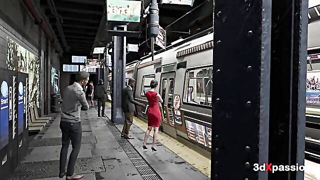 3DXPassion featuring beautys shemale fucks girl dirt