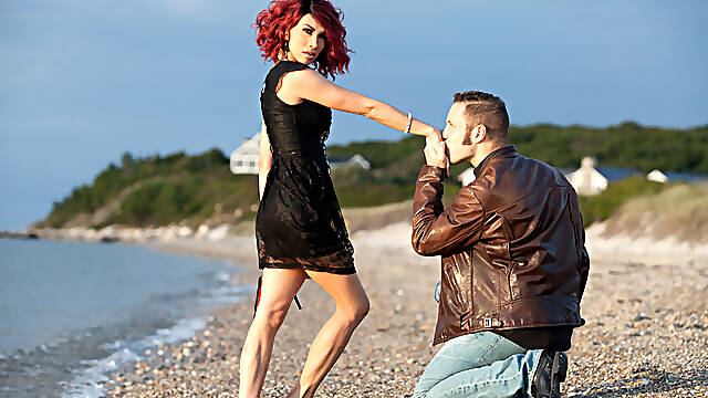 Wolf Hudson & Sunday Valentina in My Dads TS Girlfriend Video