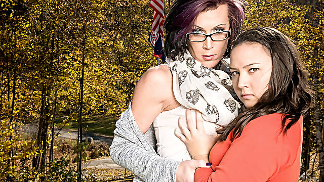 Danica Dane & River Stark in My TS Teacher - TransSensual