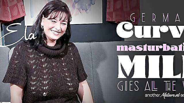 Curvy Big Breasted Pierced Milf Ela Shows All During Our Naughty Interview With Us