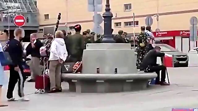 AMWF Popova Julia Russian Woman Soldier B Cup Small Natural Pink Tits Interracial Cowgirl Sex...