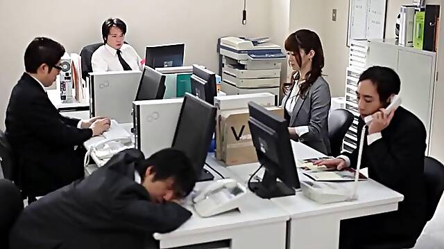 Office Japanese Shemale Slave