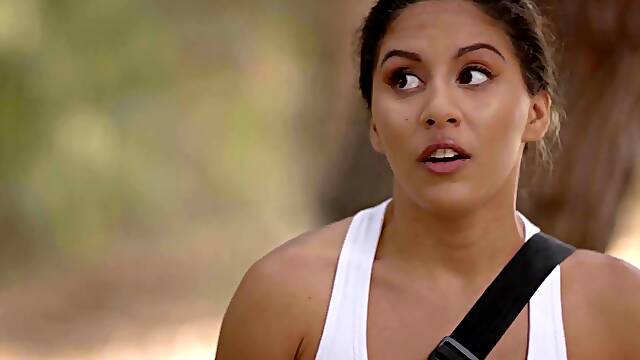 Sultry babe Liv Revamped have threesome with TS Korra and muscled Johhny B