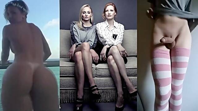 Sophie Turner Sees, Phat Butt Hoe Taunts, you Jack