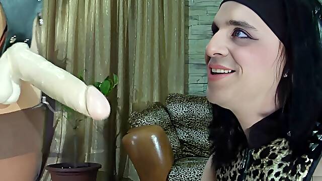 StraponSissies Video Barbara and Maurice, Barbara was horny to use her new rigid strapon dildo and bust open a gripping hot sissy ass so who shows up but crossdresser Maurice. She whips out that...