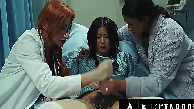 Asian Virgin Lulu Chu Gets Alien Dick Drained By Stepmom Penny Barber & Dr Sophia Locke!