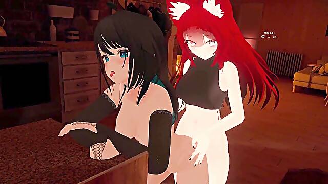 VIPSluts Futanari Dom lovingly Pounds Anime Girl in a w