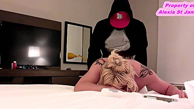 Fucked stiff by randy nongay ebony man alexia st james