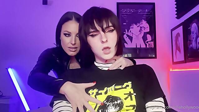 Holly Wood, Ella Hollywood And Angela White - Crazy Sex Scene Big Tits