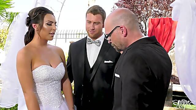 Connor Maguire and Chanel Santini in Here Cums the Bride - TransAngels