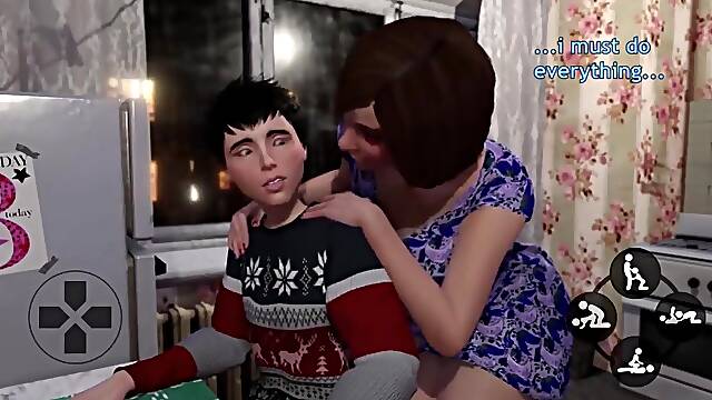 3D Tranny Compilation MILF Mommy fucks Sissy Guy in As