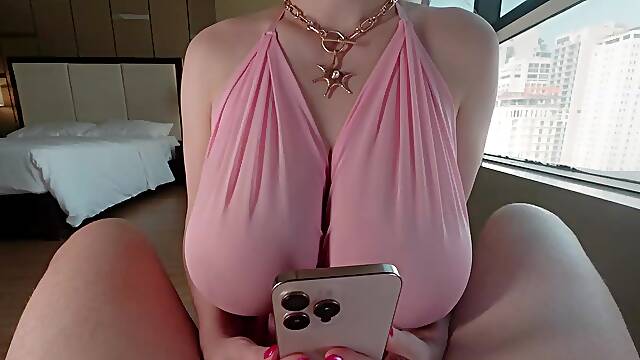 Large Breasts Girlfriend Trains Him to Final Longer… But This chab Cums In any case! - LilyKoti
