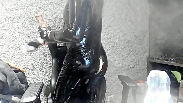 Sissy anal training, full of dildos and a bottle :p