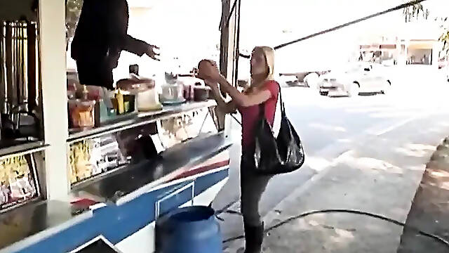 Large rods in action...trans woman in love