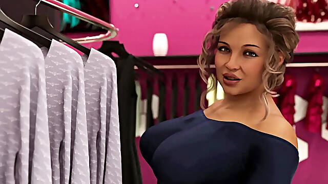 T-girl Angel Screwing Stepmom Unshaved Cunt With Large Dick In Changing Room
