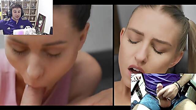 Hawt Golden-Haired Sucks Large Futaba Wang - Reaction