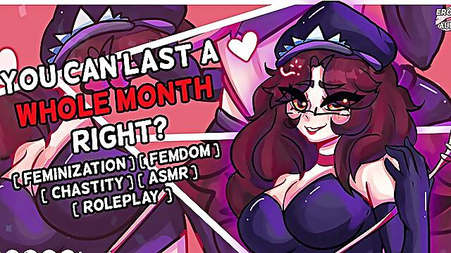 ASMR - Time for Locktober [Feminization] [Chastity] - Manga Audio Roleplay