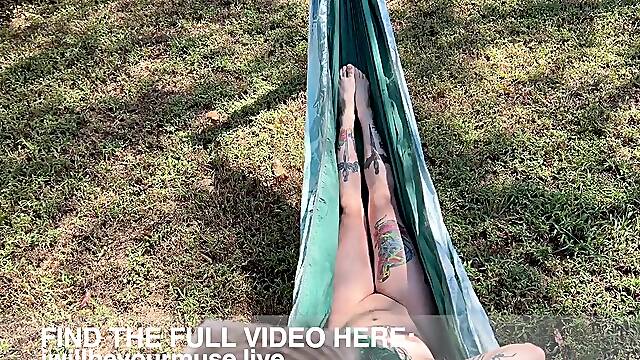 Spy On Your Undressed Neighbour In Their Hammock