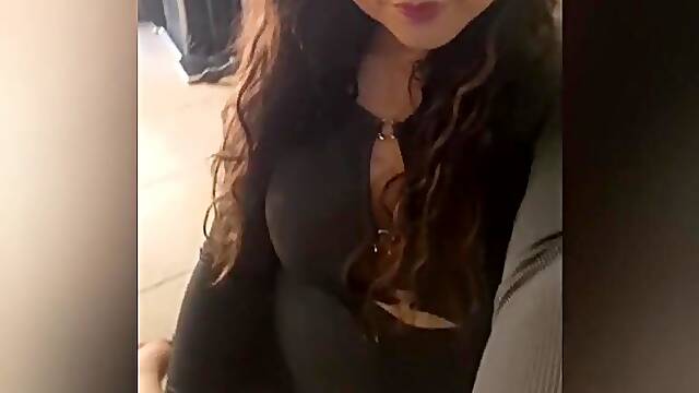 Corpulent transgirl minidresses