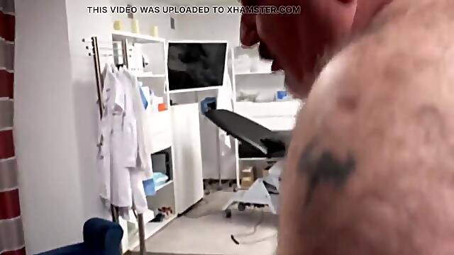 Old Hirsute Dude Screws My Booty and Creampies Me!