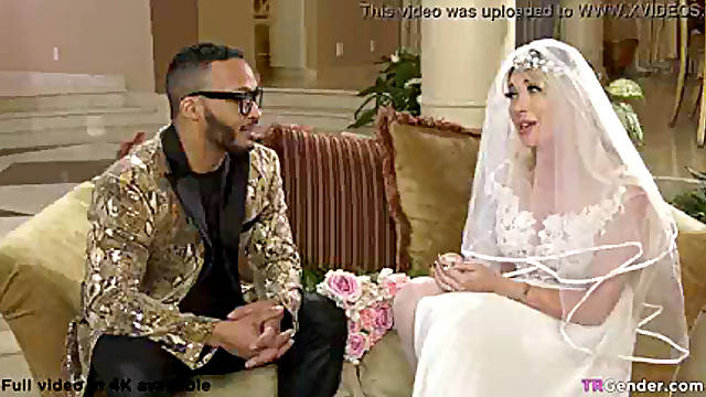 Preparing For tranny Wedding - Dillon Diaz and Aubrey Kate