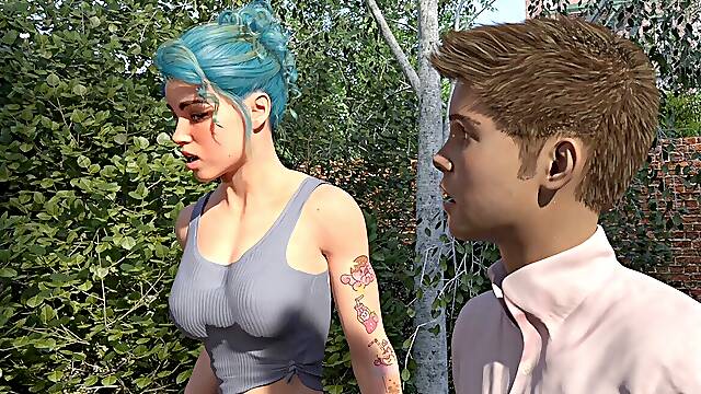 Juliette Isnt An Ordinary Girl - Outdoor walking With My old Futa gf