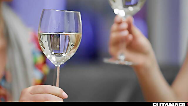 Real Life Futanari - Marie Berger surprised Lovita Fate with her fat hard cock