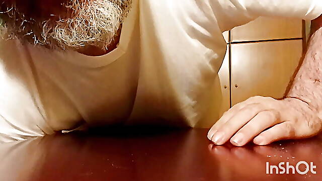 I jerked off before bed.