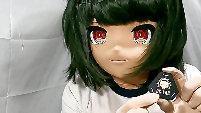 Mr. Costume plays a game with low frequency (E-STIM)