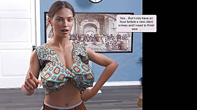 Big Cock Shemale Eva Wants to Fuck the Artist