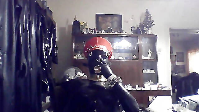 Latex Catsuit Smoking