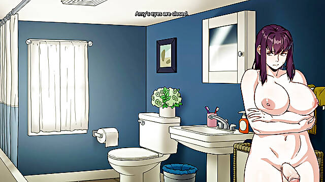 Amy Forgot to Bring Her Dress Before Bath