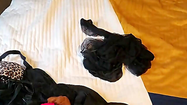 Bet your desperate to wear some of my naughty lingerie dont you whore