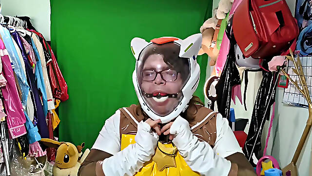 PVC Sailor Eevee Assorted Breathplay, Gags and Inflatable Tail