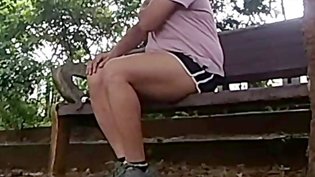 Jasmin Sissy Outdoor Flashing in Public Park - Indian Crossdresser Teasing &amp; Showing Off
