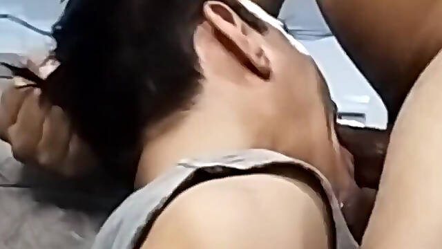 Lunge with His Huge Cock