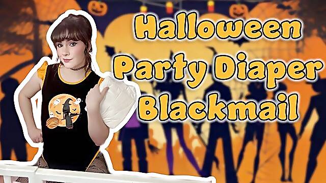 Halloween Party Diaper Blackmail Fantasy